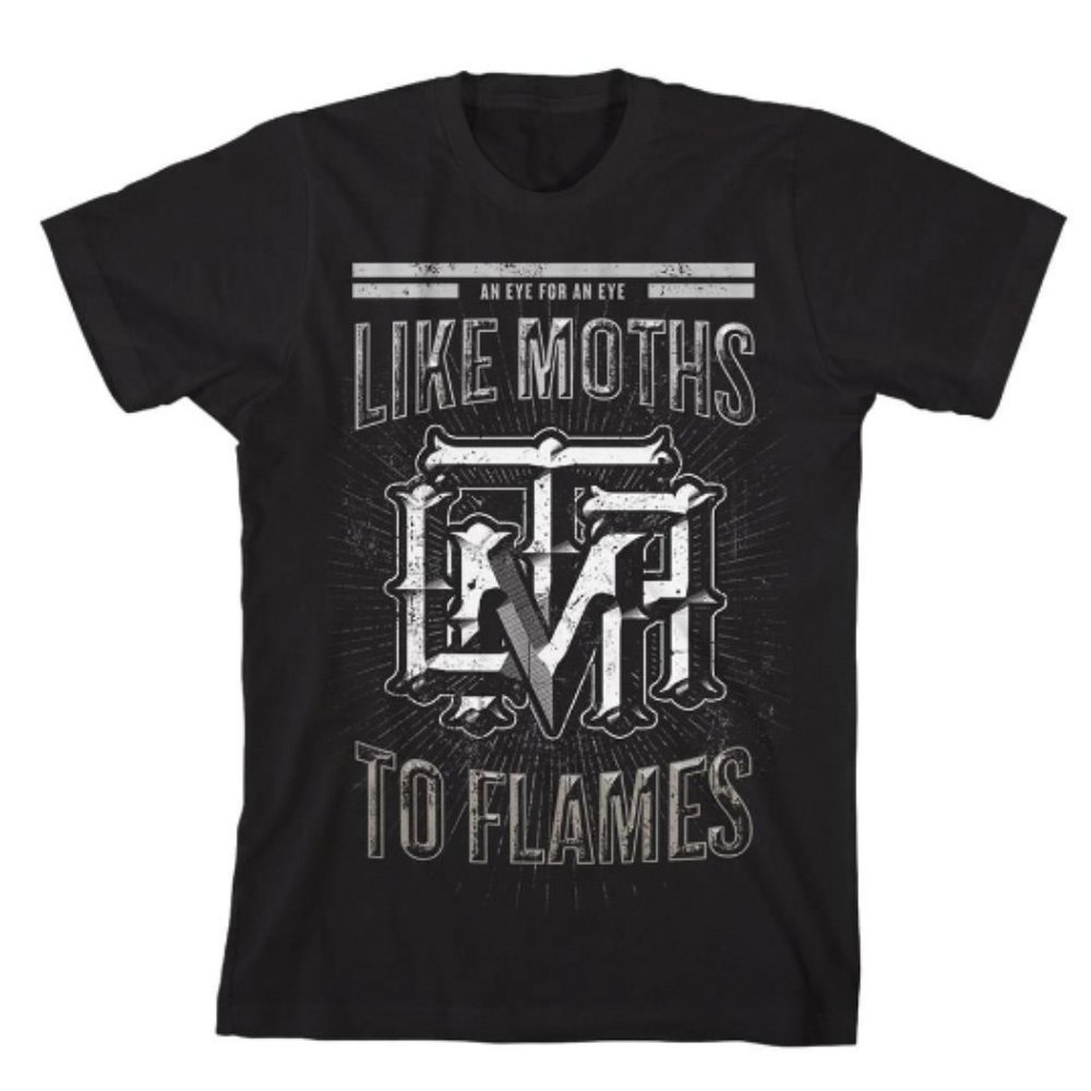 Ladies Eye For An Eye Like Moths To Flames T Shirt